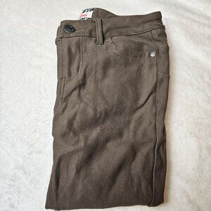 Hot Kiss Olive Green Stretch Pants Juniors Size 5